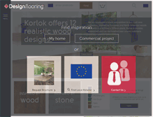 Tablet Screenshot of designflooring.com